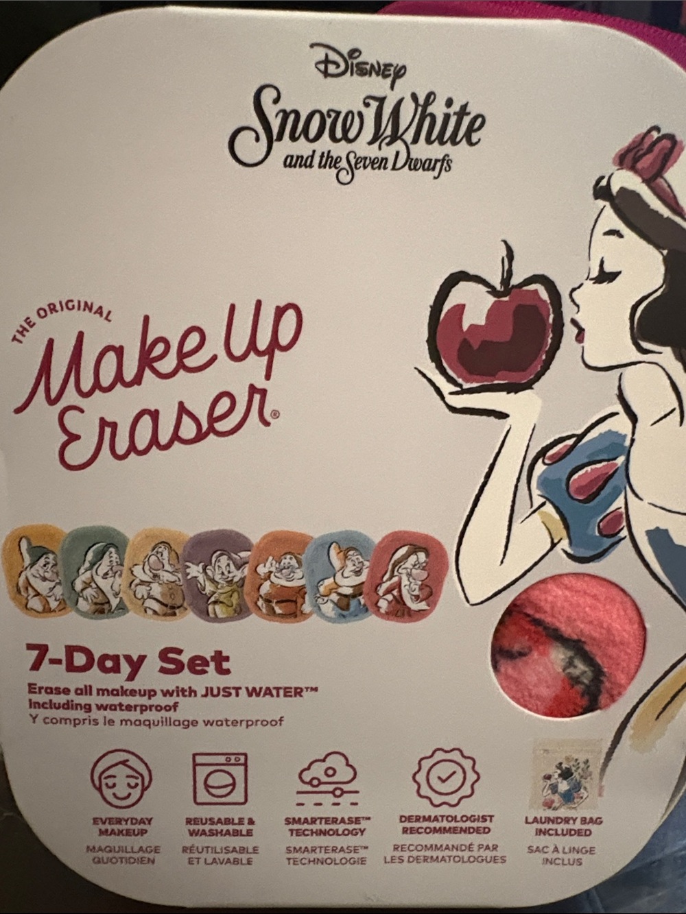 Disney Snow White Make Up Eraser 7-Day Set